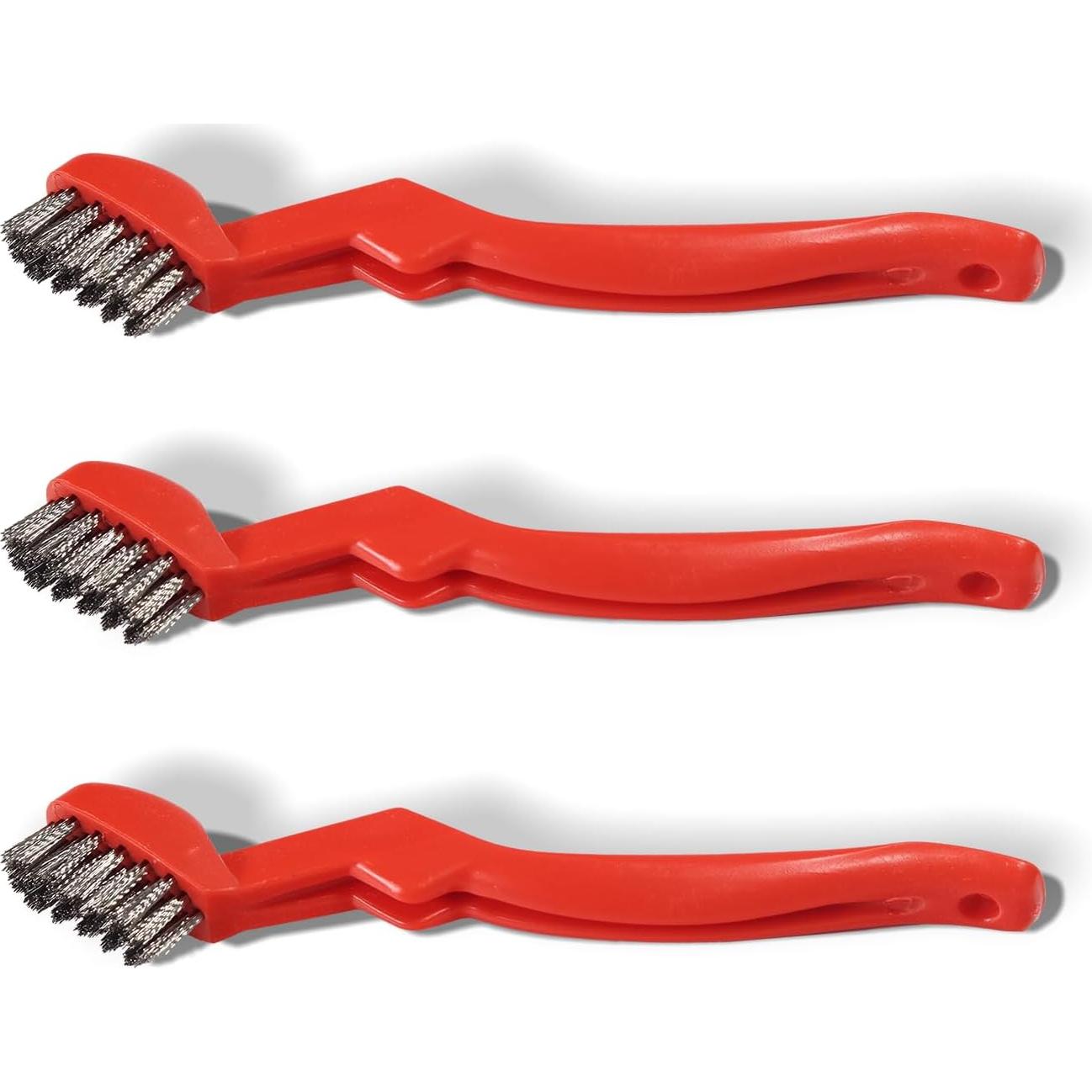 Cepillos de Alambre de Acero Inoxidable SONRISA DORADA - 3 Piezas 17.78 cm