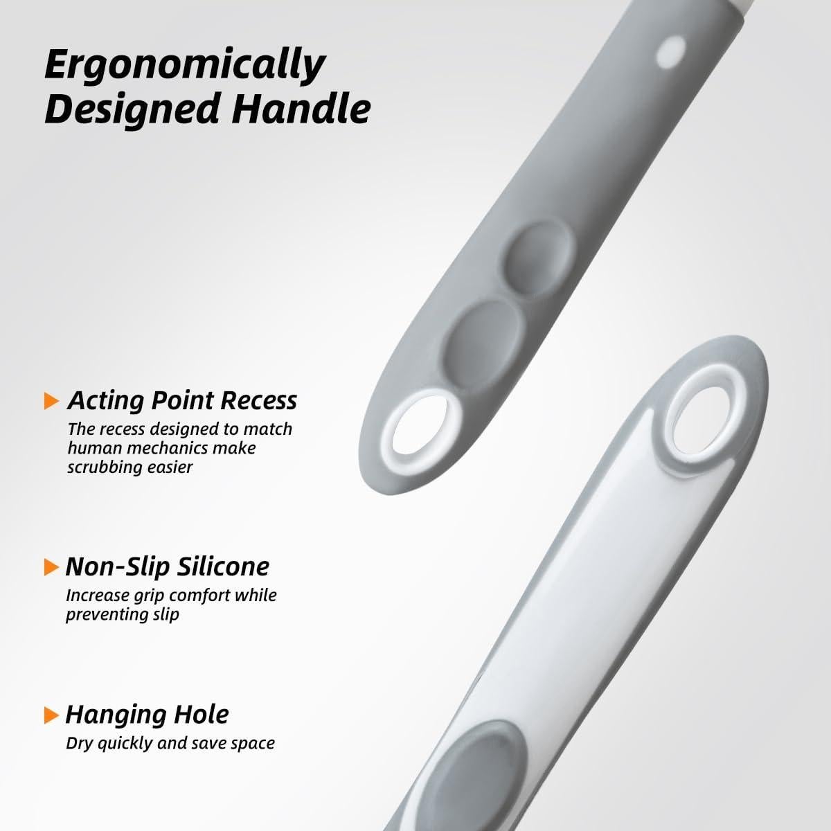 Juego de 3 Cepillos de Limpieza FAMILIA CEPILLO - Antideslizante