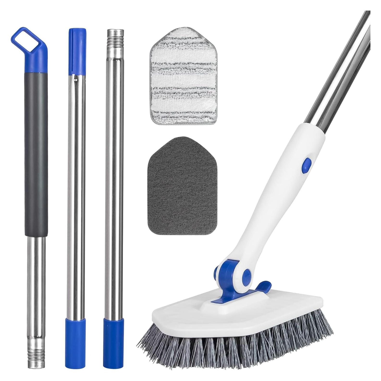 Cepillo de Fregado Keleekelin con Mango Ajustable 132 cm 3 en 1