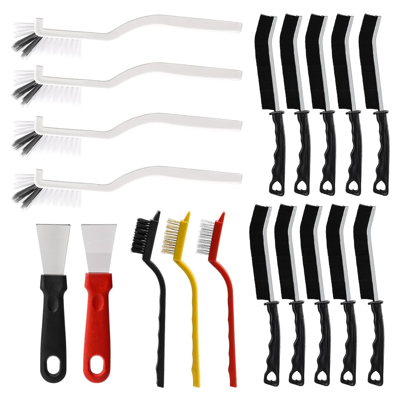 Juego de cepillos de limpieza Ohlove 19 piezas para hendiduras