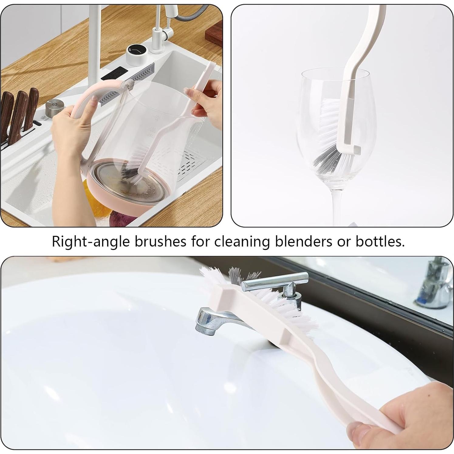 Juego de cepillos de limpieza Ohlove 19 piezas para hendiduras