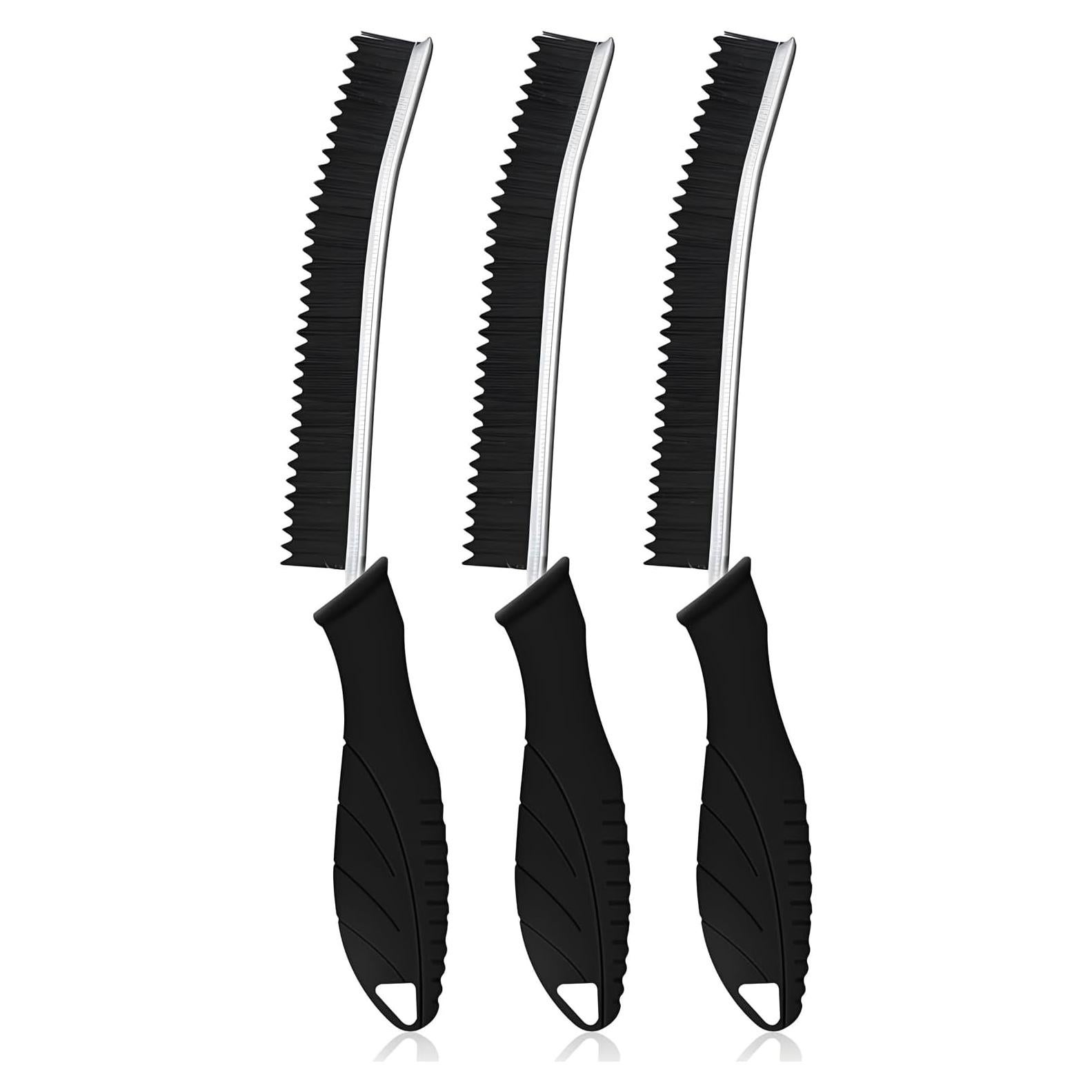 Juego de 3 cepillos de limpieza Kesttenn para grietas y ranuras