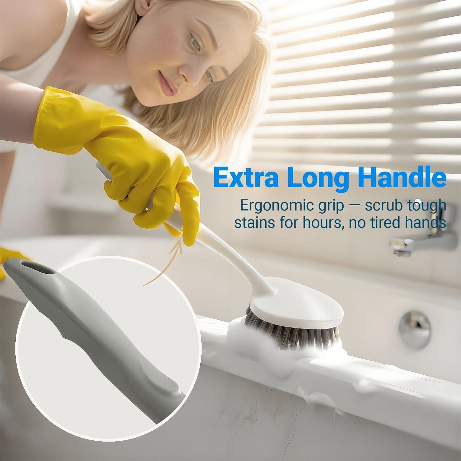 Juego de 2 cepillos de limpieza SSINBOANGI con cerdas duras