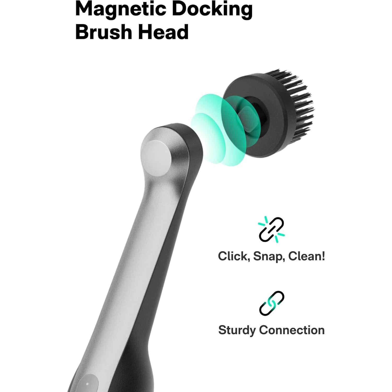 HOTO 16 PCS Replacement Brush Heads for Wand™ Grout Brush, Suitable Electric Grout Scrubber Only, Cordless Spin Scrubber Accessories for Tiles, Grout, Corners, Crevices