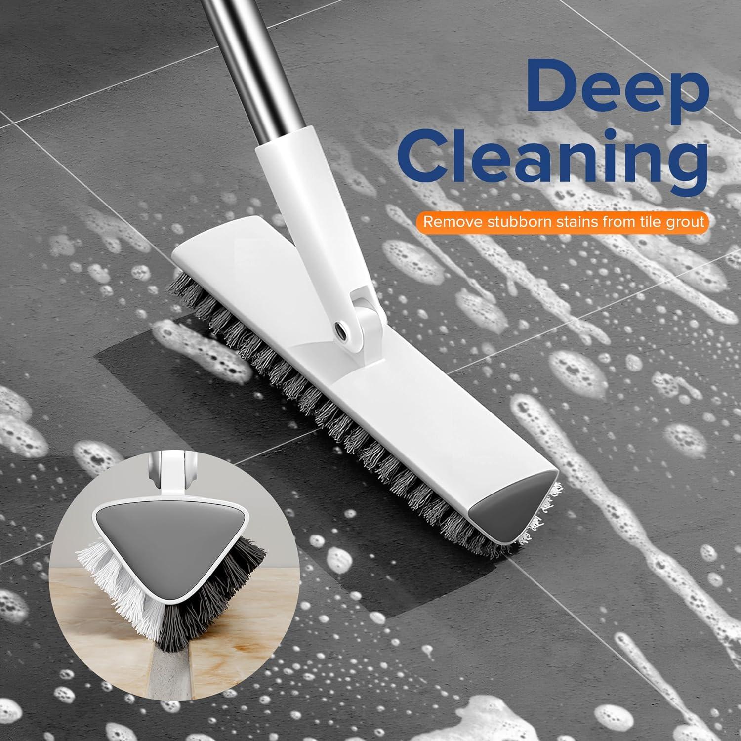 Cepillo de Fregado TidyTale con Mango Largo y Cerdas Rígidas