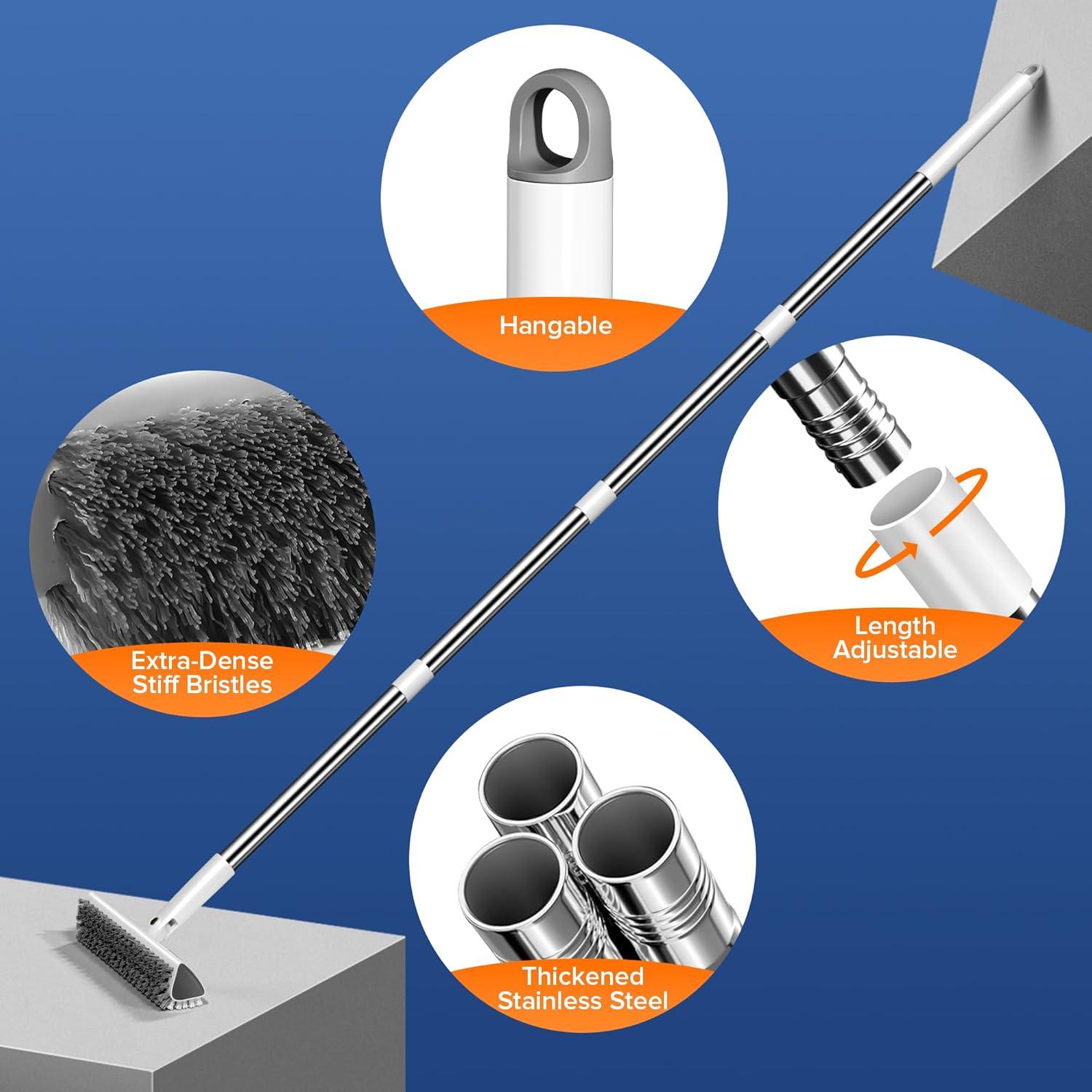 Cepillo de Fregado TidyTale con Mango Largo y Cerdas Rígidas