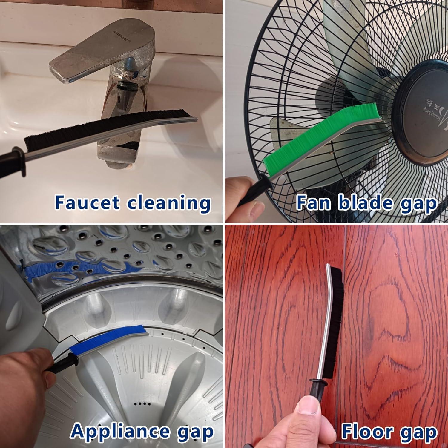 Juego de Cepillos de Limpieza CRAFNEW 12 Piezas Multicolores