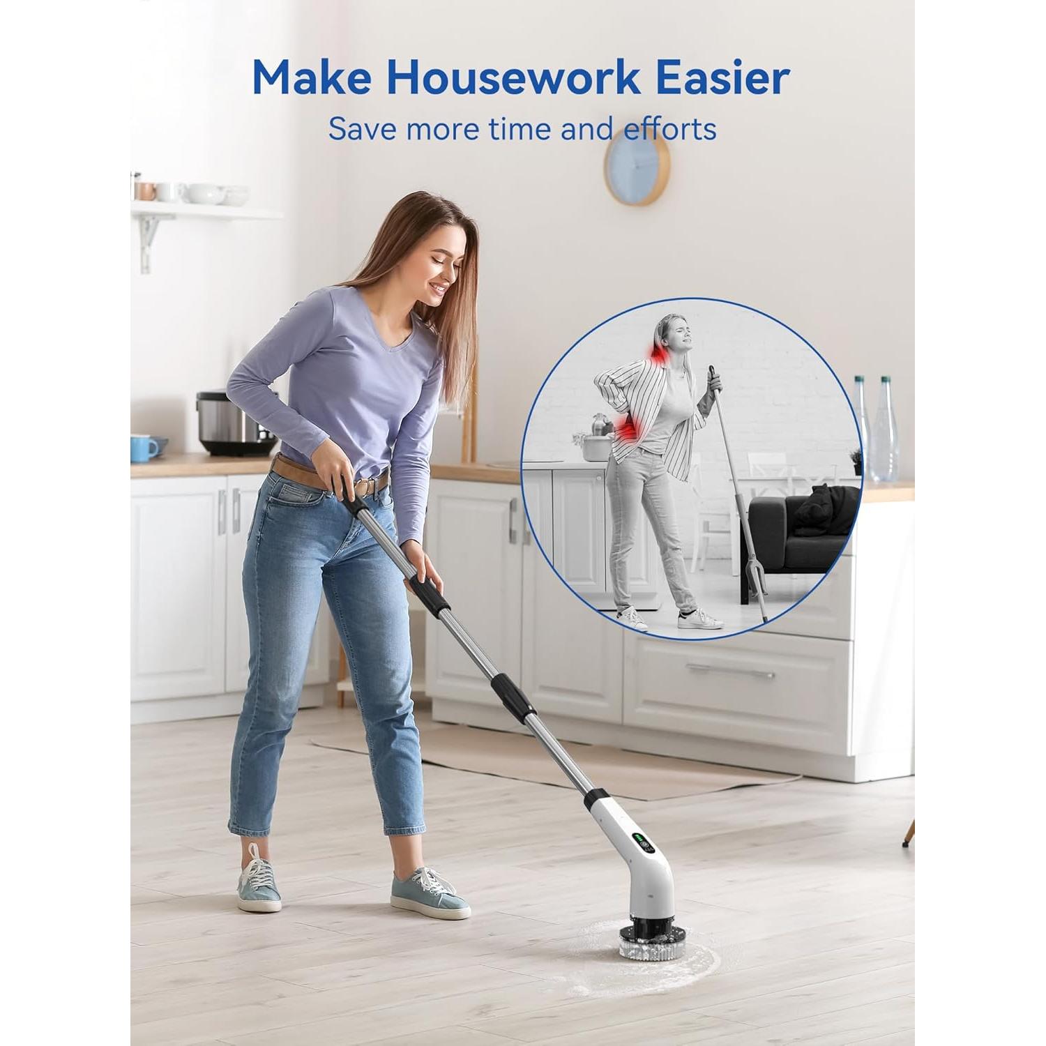 Limpiador Eléctrico de Baño Mesqool CB1001 - 120 Min Uso