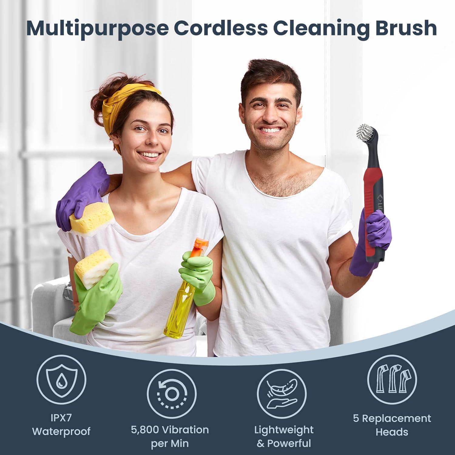 Cepillo de limpieza eléctrico recargable LifeBasis 11 piezas