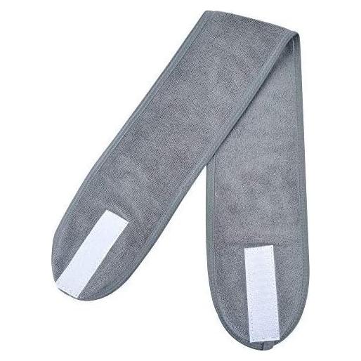 Banda de Cabeza de Spa SQULIGT Algodón Gris Ajustable