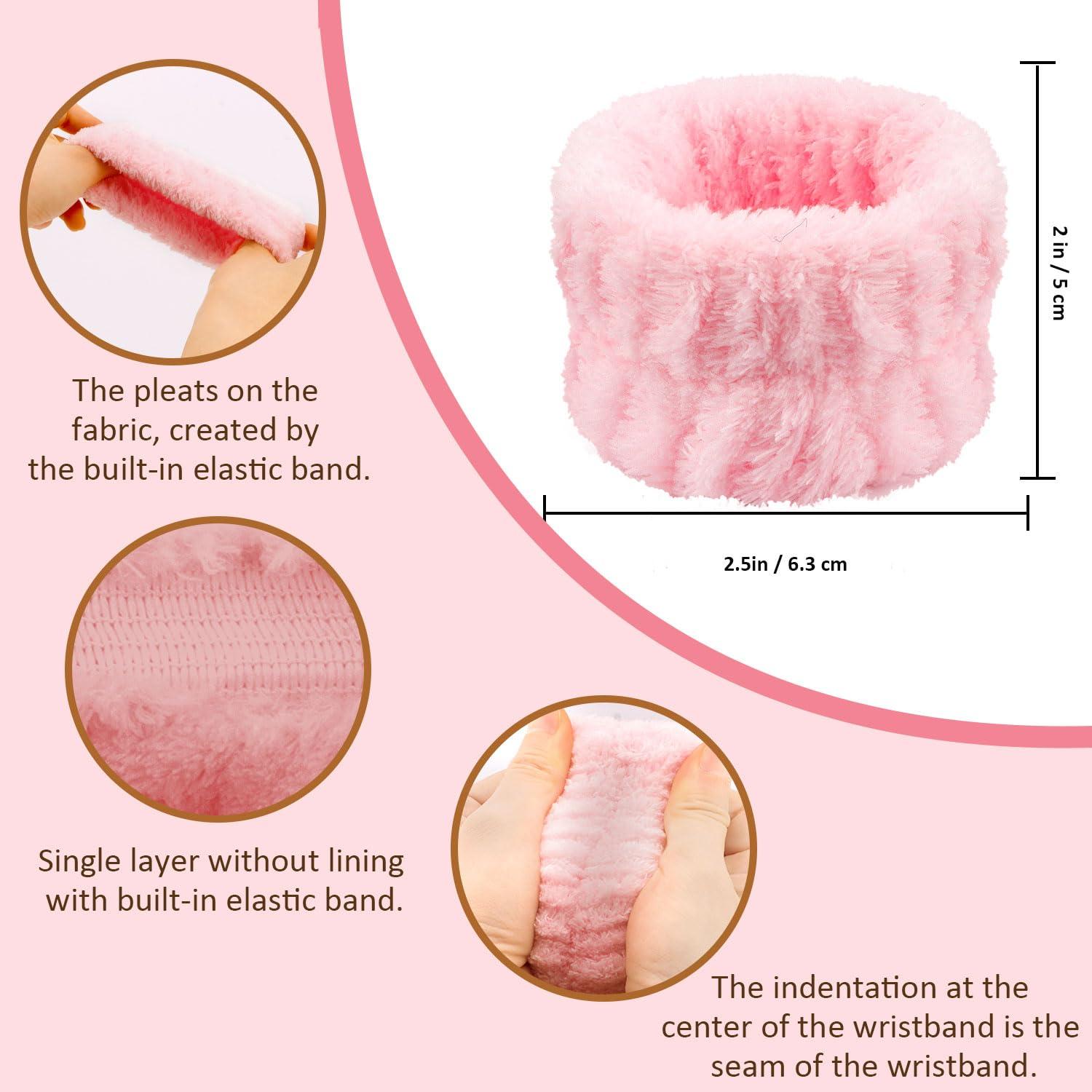 Conjunto Diadema y Pulsera Spa Atoden con Orejas de Gato Rosa