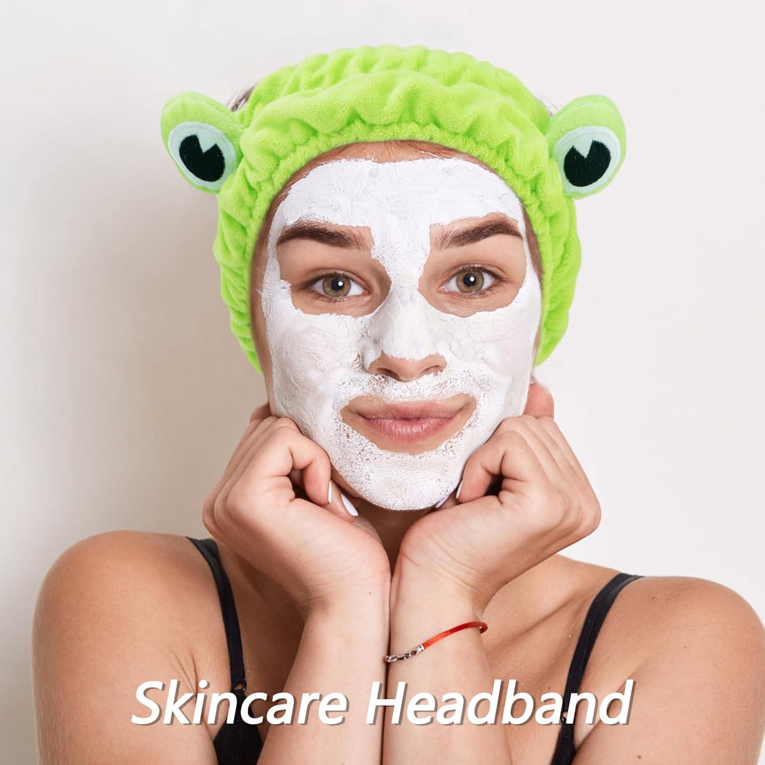 Banda de Cabeza Spa Velscrun Verde + 5 Piezas Accesorios