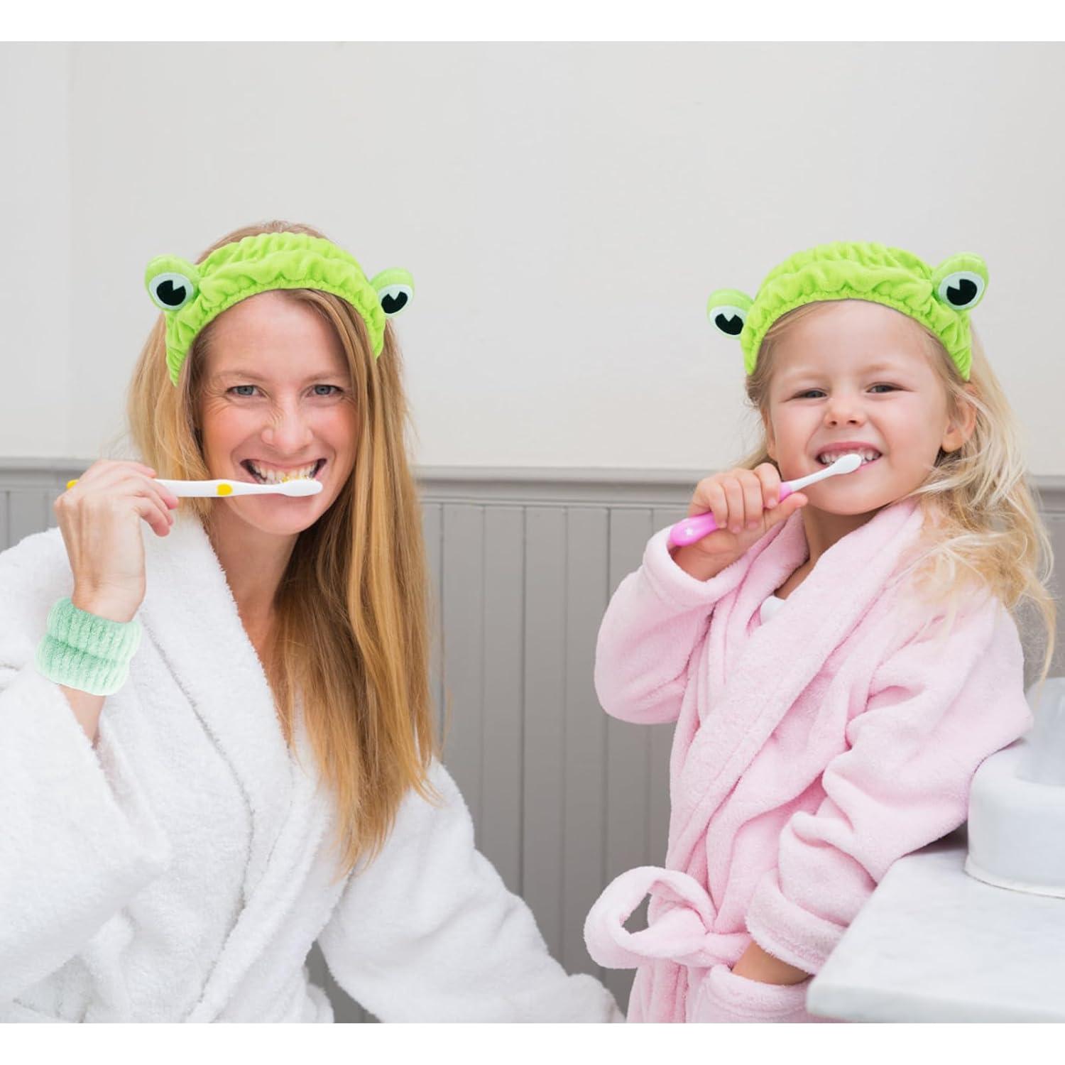 Banda de Cabeza Spa Velscrun Verde + 5 Piezas Accesorios