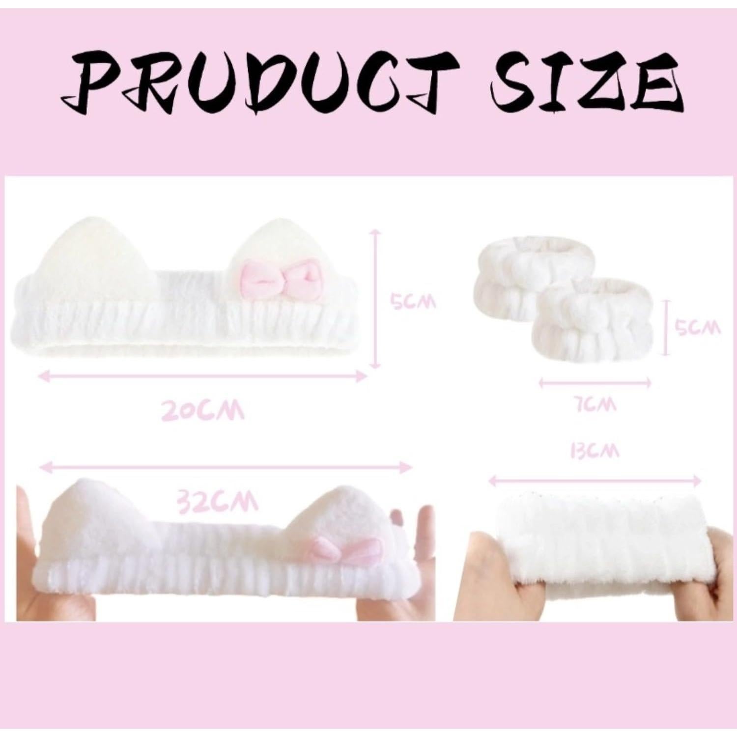 Conjunto de diadema y pulsera Kawaii Yishuitongjia - Spa