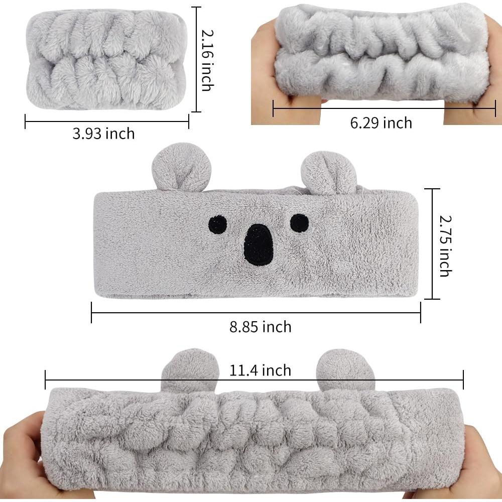 Conjunto Diadema y Pulseras Ahoney para Cuidado Facial