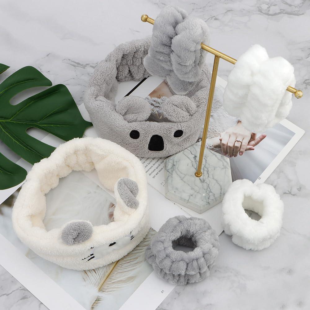 Conjunto Diadema y Pulseras Ahoney para Cuidado Facial