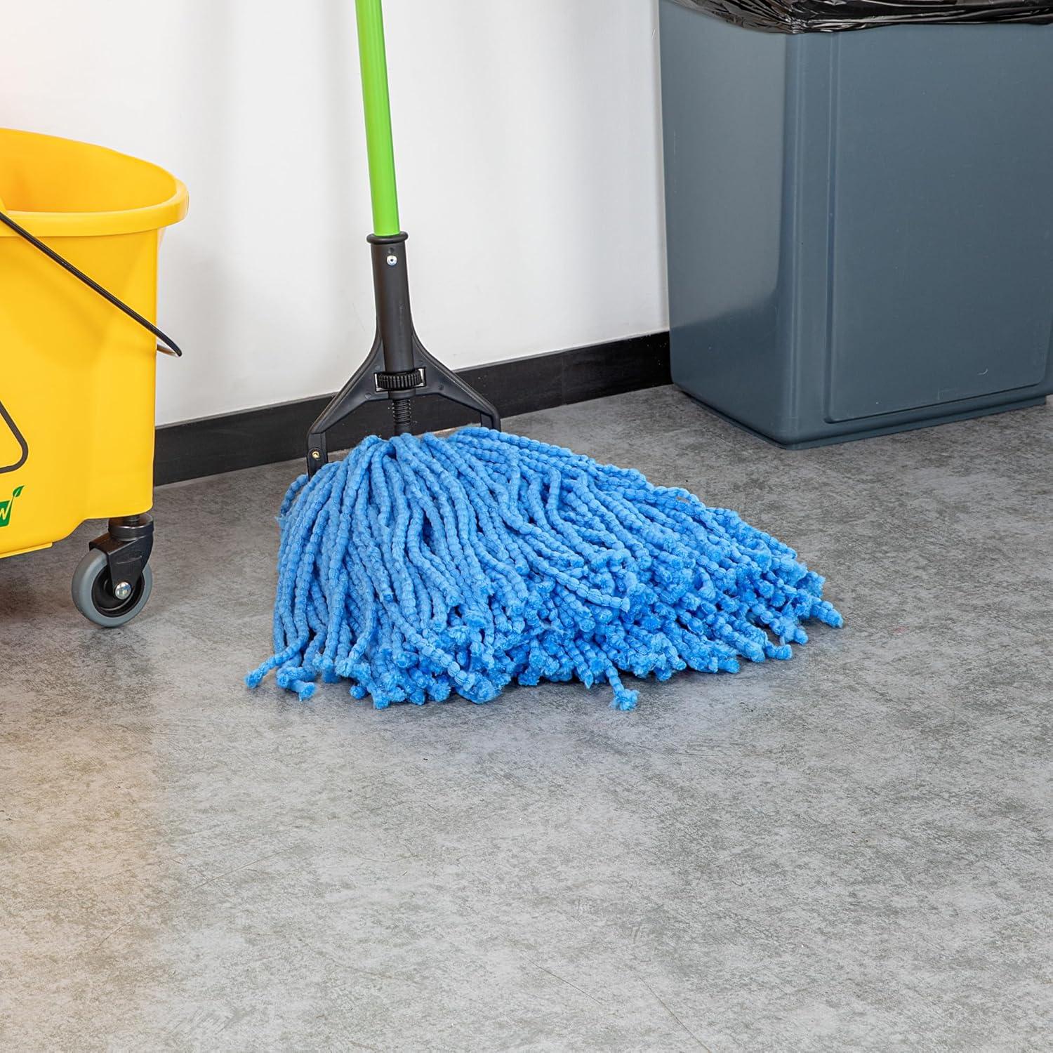 Cabeza de Mopa Húmeda Clean Tek 50 cm Microfibra Azul