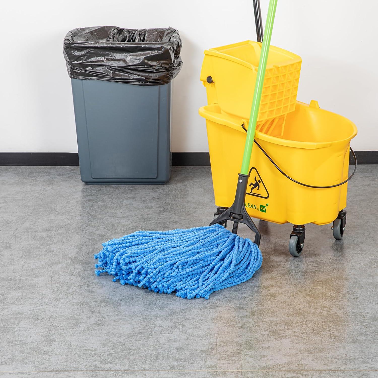 Cabeza de Mopa Húmeda Clean Tek 50 cm Microfibra Azul