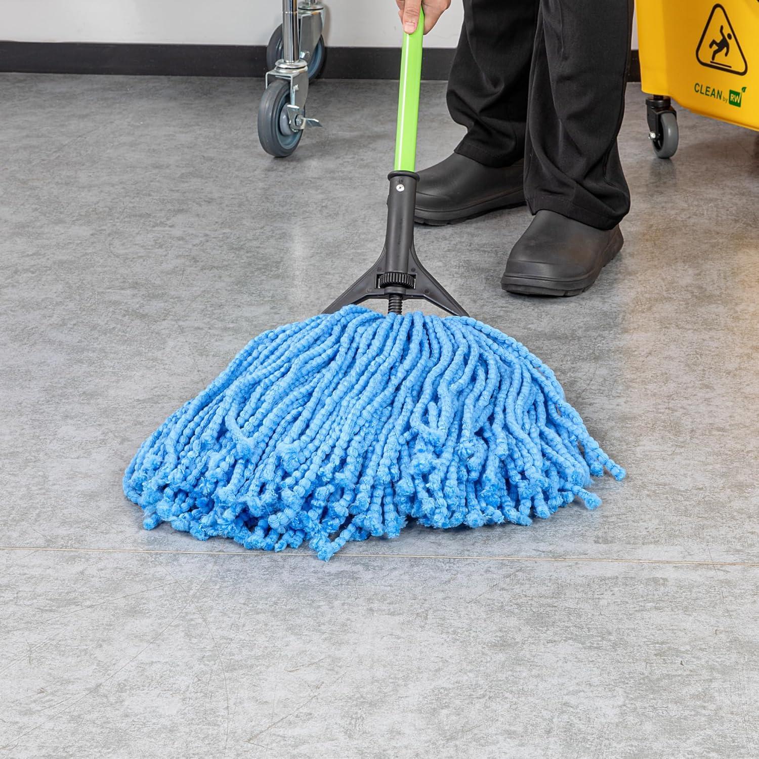 Cabeza de Mopa Húmeda Clean Tek 50 cm Microfibra Azul