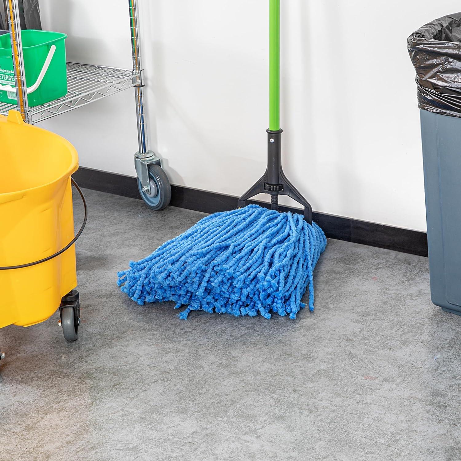 Cabeza de Mopa Húmeda Clean Tek 50 cm Microfibra Azul