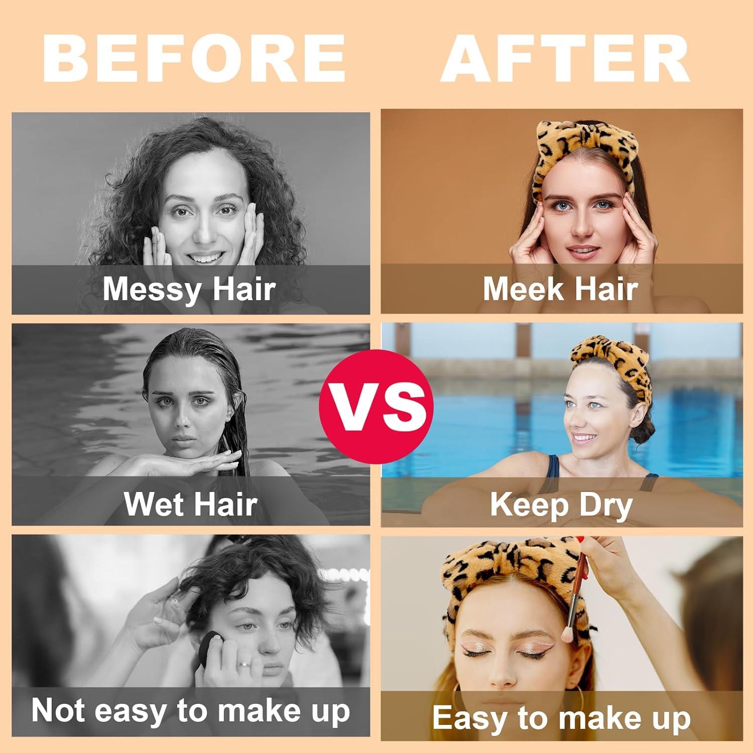 Conjunto Diadema y Pulseras CAVETEE Spa - 4 Diademas y 8 Pulseras