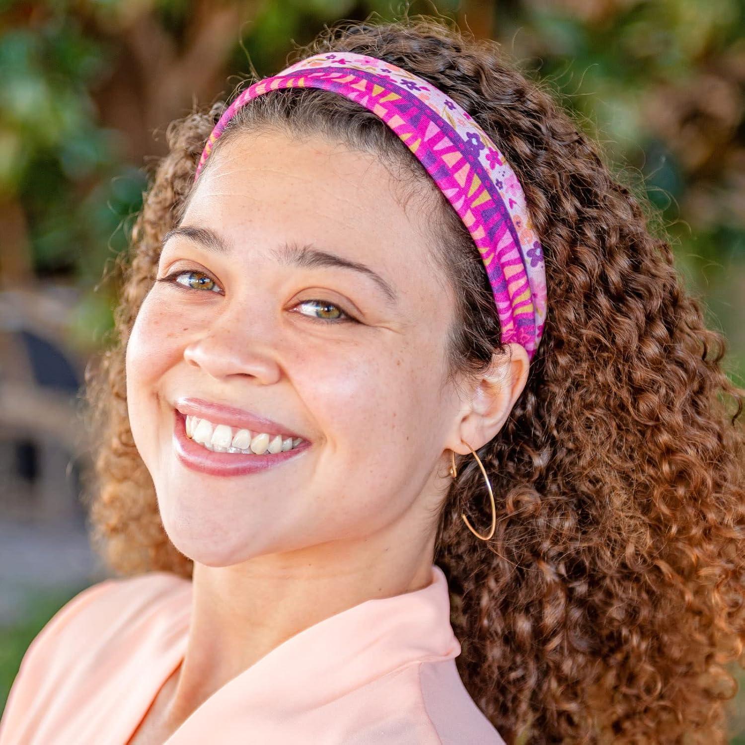 Diadema Fina para Mujeres Karma Gifts Floral Lila