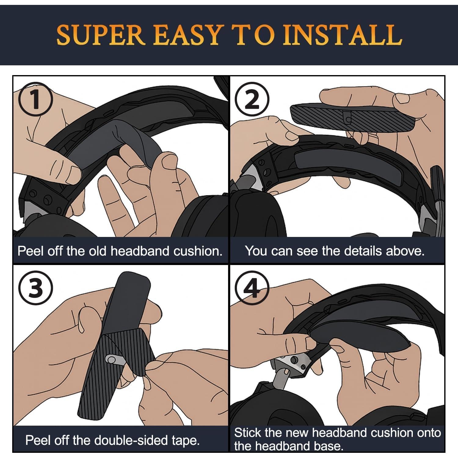 Funda de Microfibra SOULWIT para Auriculares Astro A40/A50 - Negro