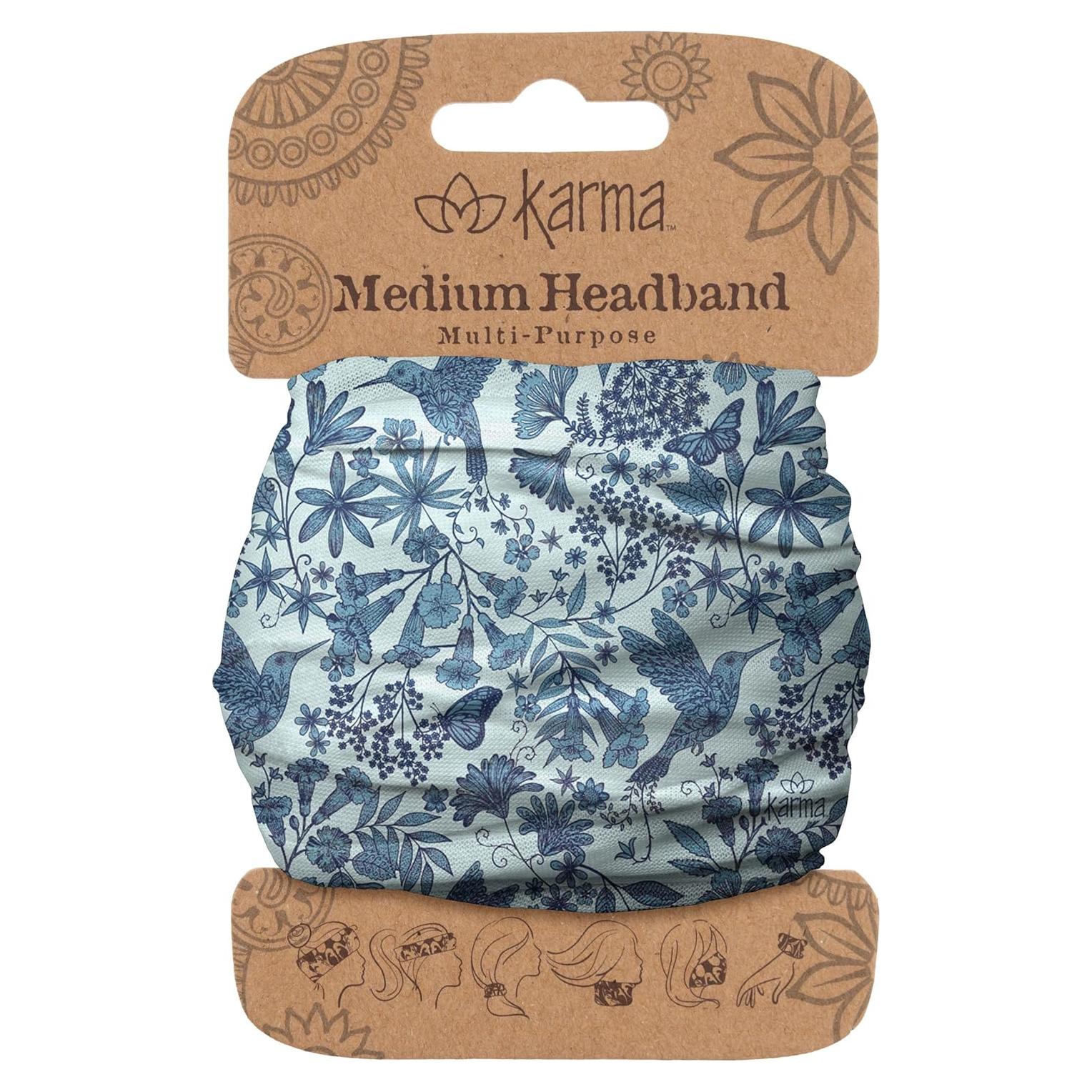 Diadema Elástica Karma Hummingbird para Mujeres - Azul