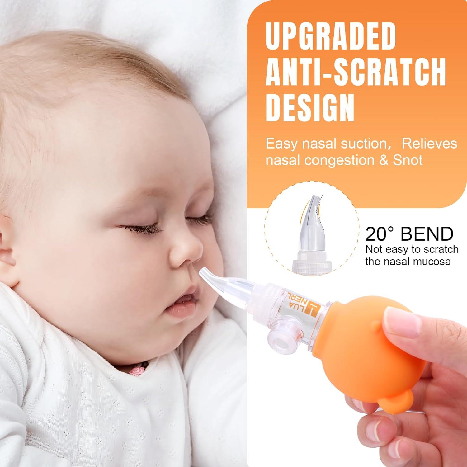 Aspirador Nasal Manual Luanerl Oso para Bebé - Succión Suave