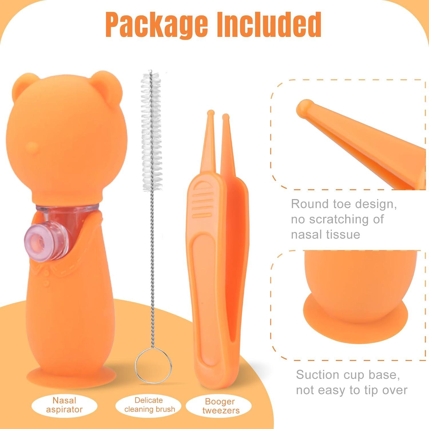 Aspirador Nasal Manual Luanerl Oso para Bebé - Succión Suave