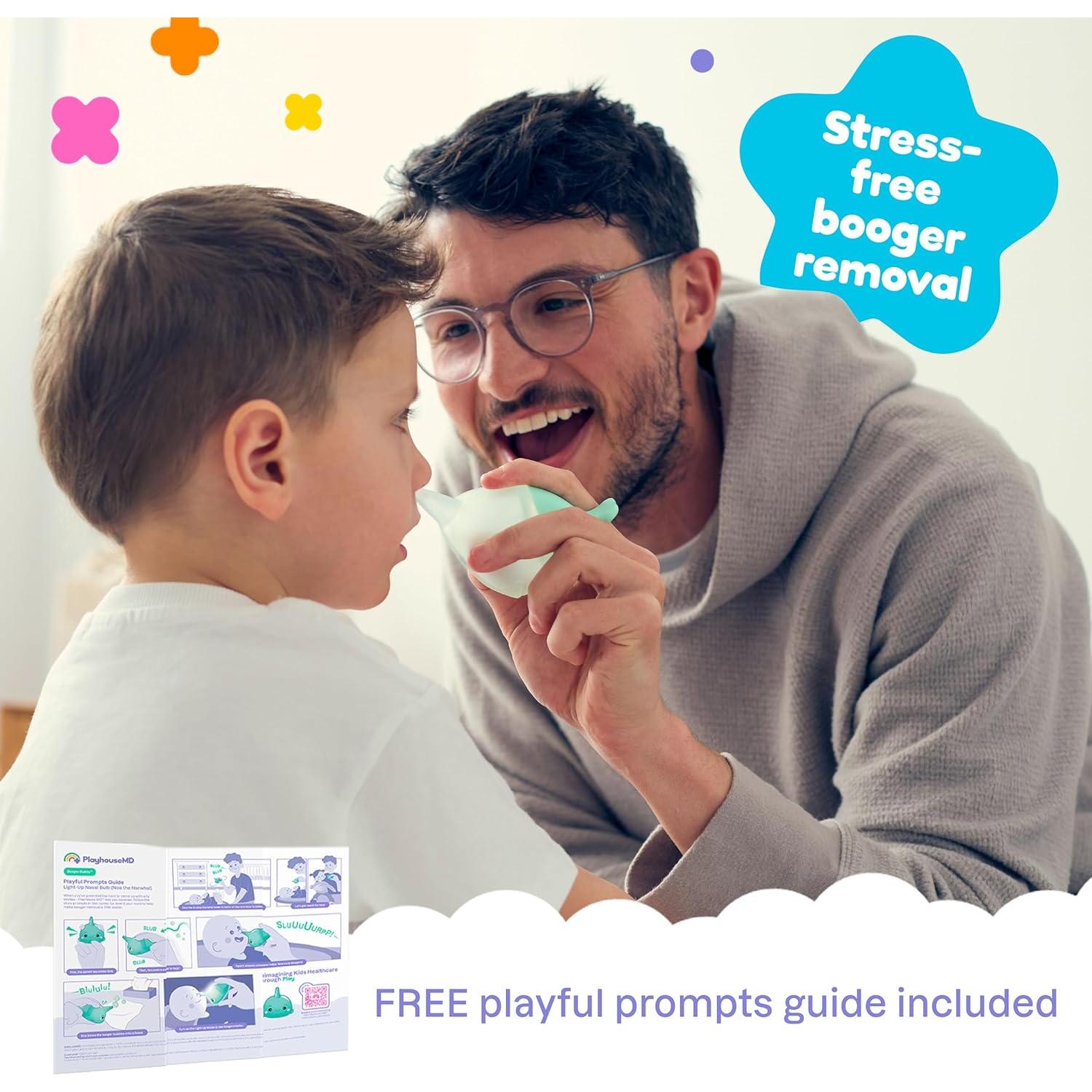 Bola Nasal Iluminada Playhouse MD Narval - Alivio Congestión Bebés