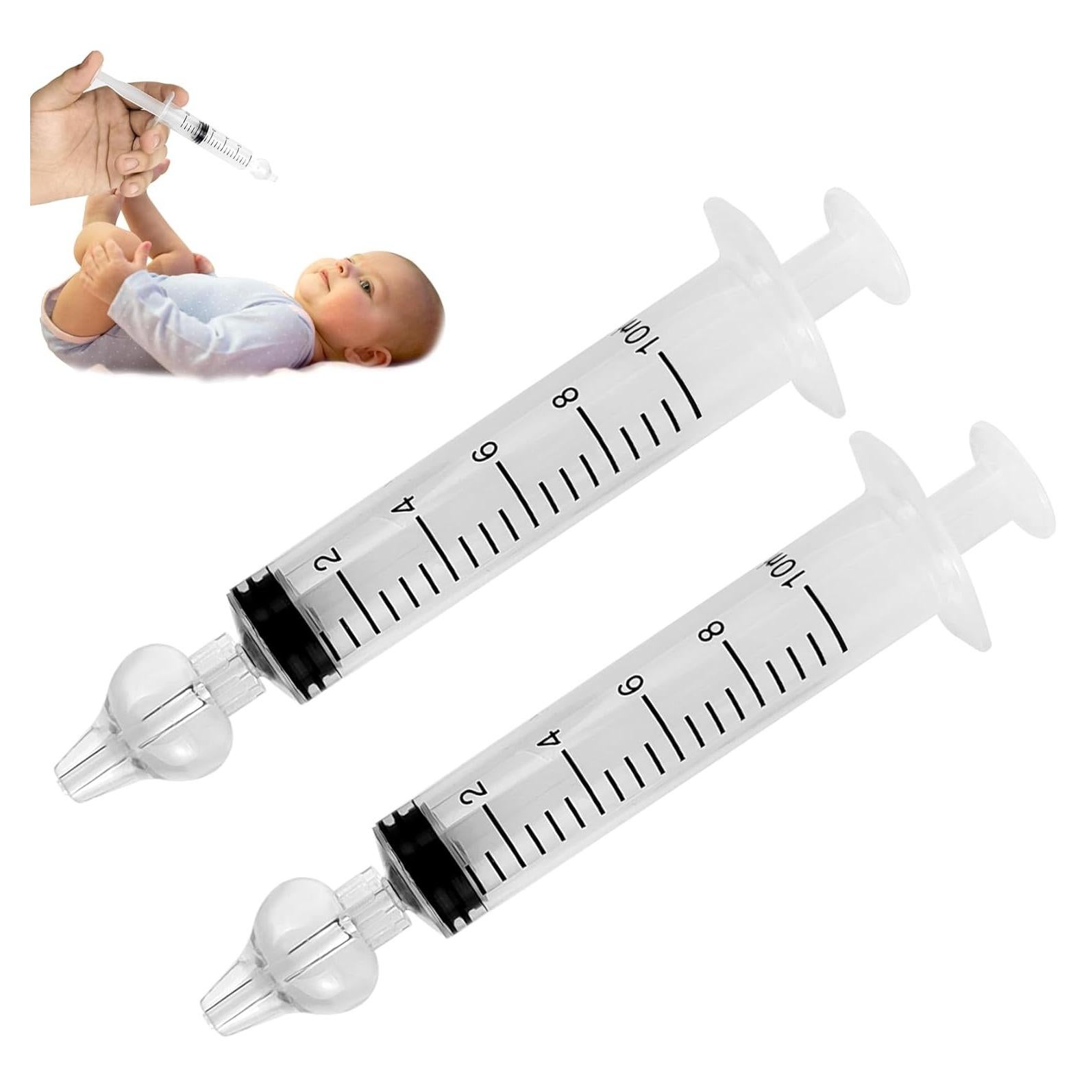 Aspiradores Nasales para Bebés Yeetandoo - Paquete de 2, 10ml