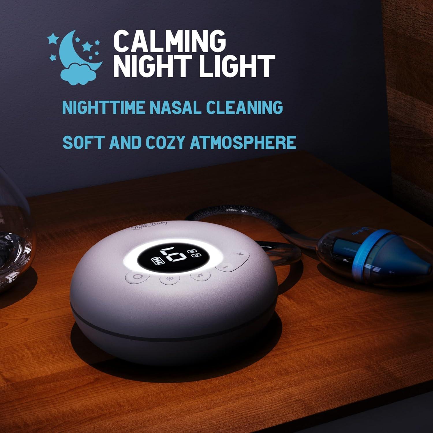 Aspirador Nasal Eléctrico SnotVac DZ2210 con Música y 2 Puntas