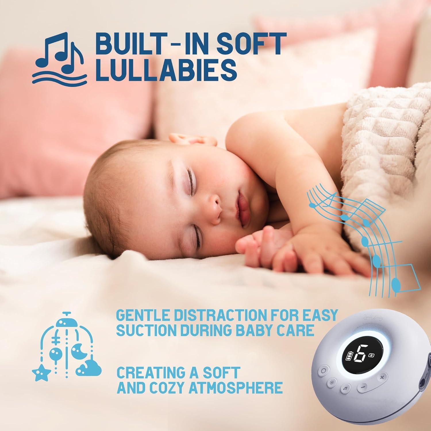 Aspirador Nasal Eléctrico SnotVac DZ2210 con Música y 2 Puntas