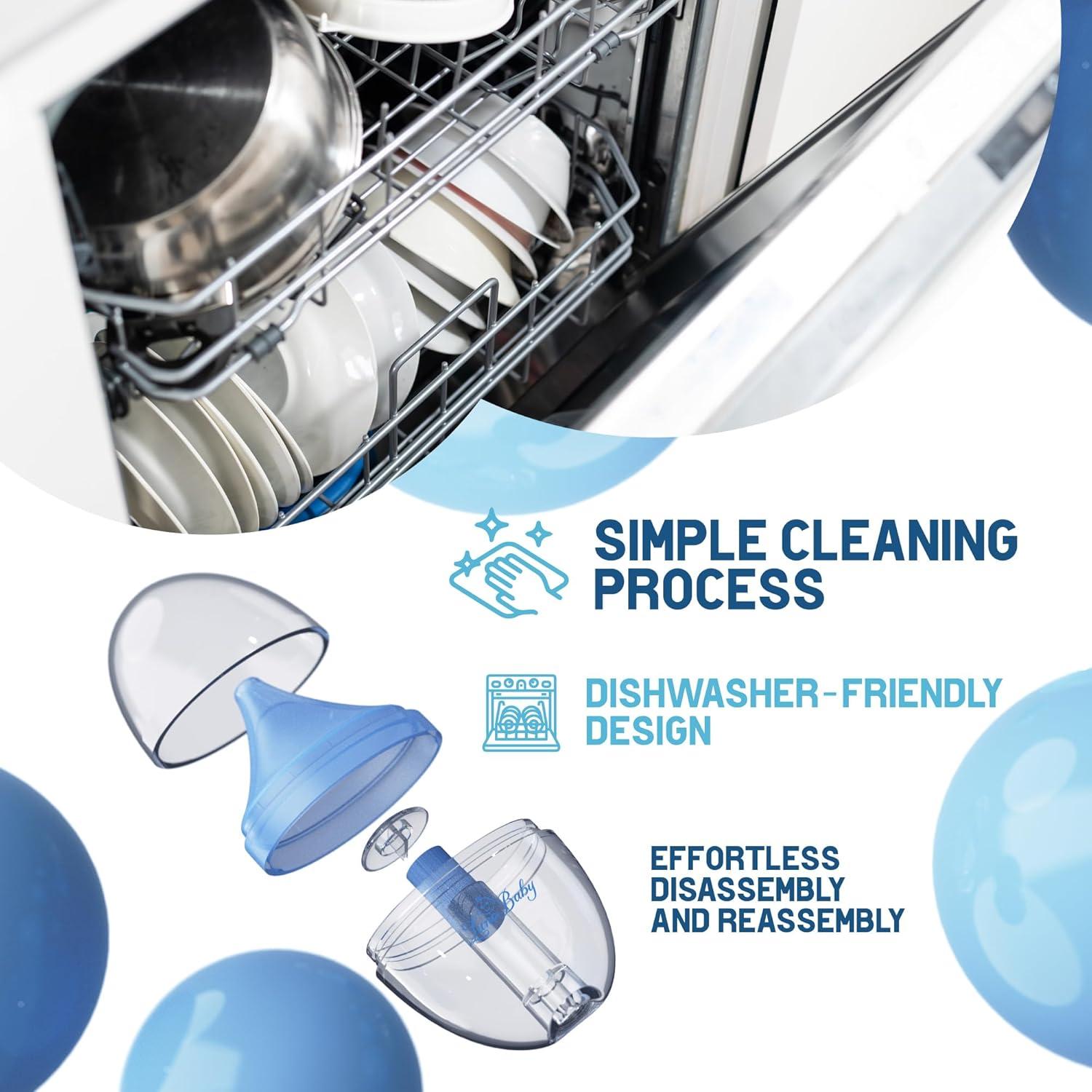 Aspirador Nasal Eléctrico SnotVac DZ2210 con Música y 2 Puntas