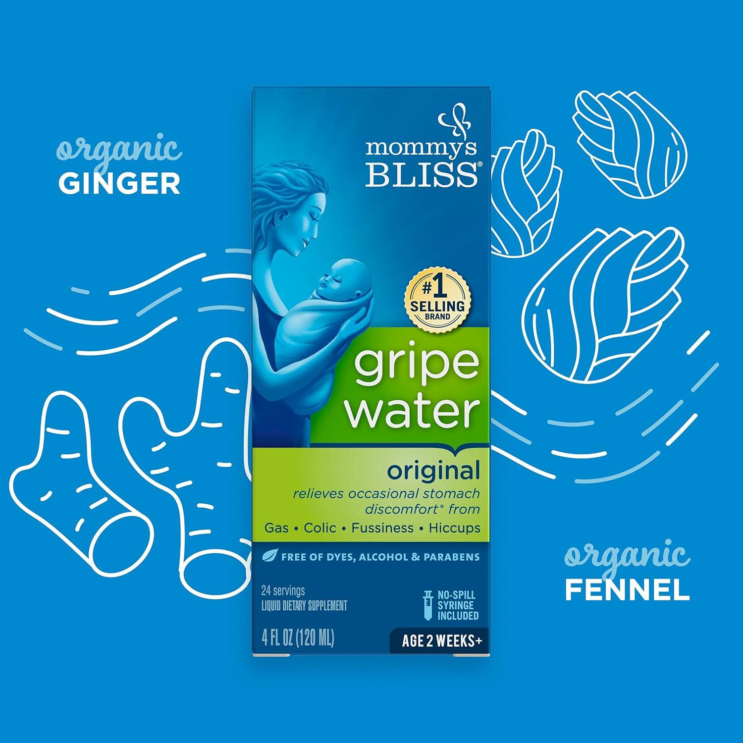 Agua para cólicos Mommy's Bliss 118 ml + Aspirador Nasal