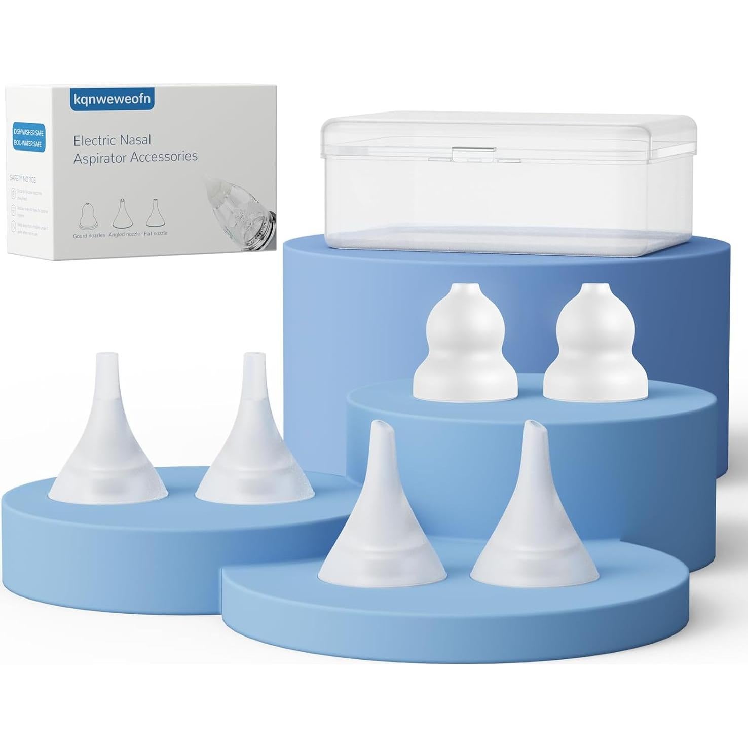 6 Puntas de Silicona para Aspirador Nasal Bebés Gourd