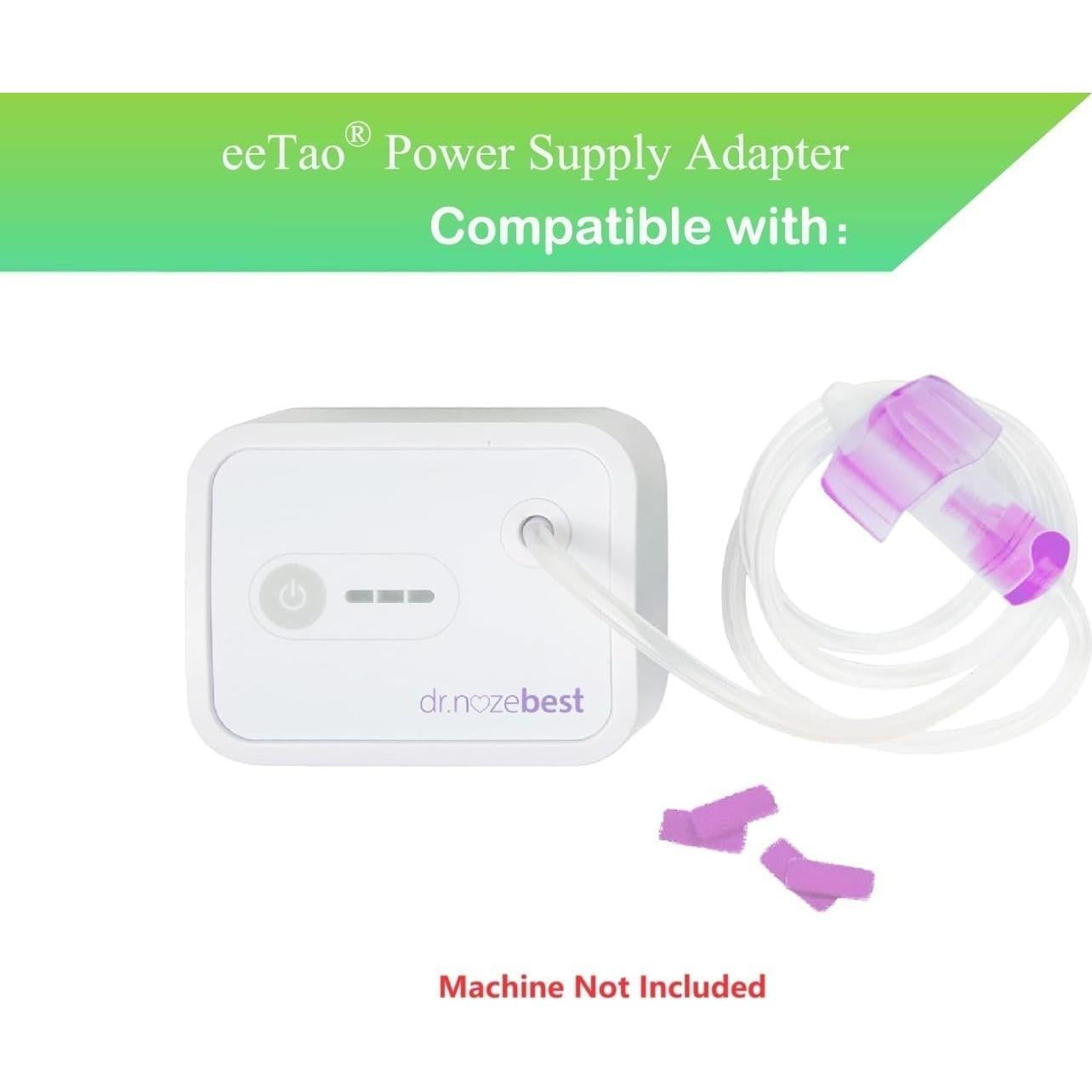 Cargador Micro USB 5V eeTao para Aspirador Nasal Dr. Noze NNA2280