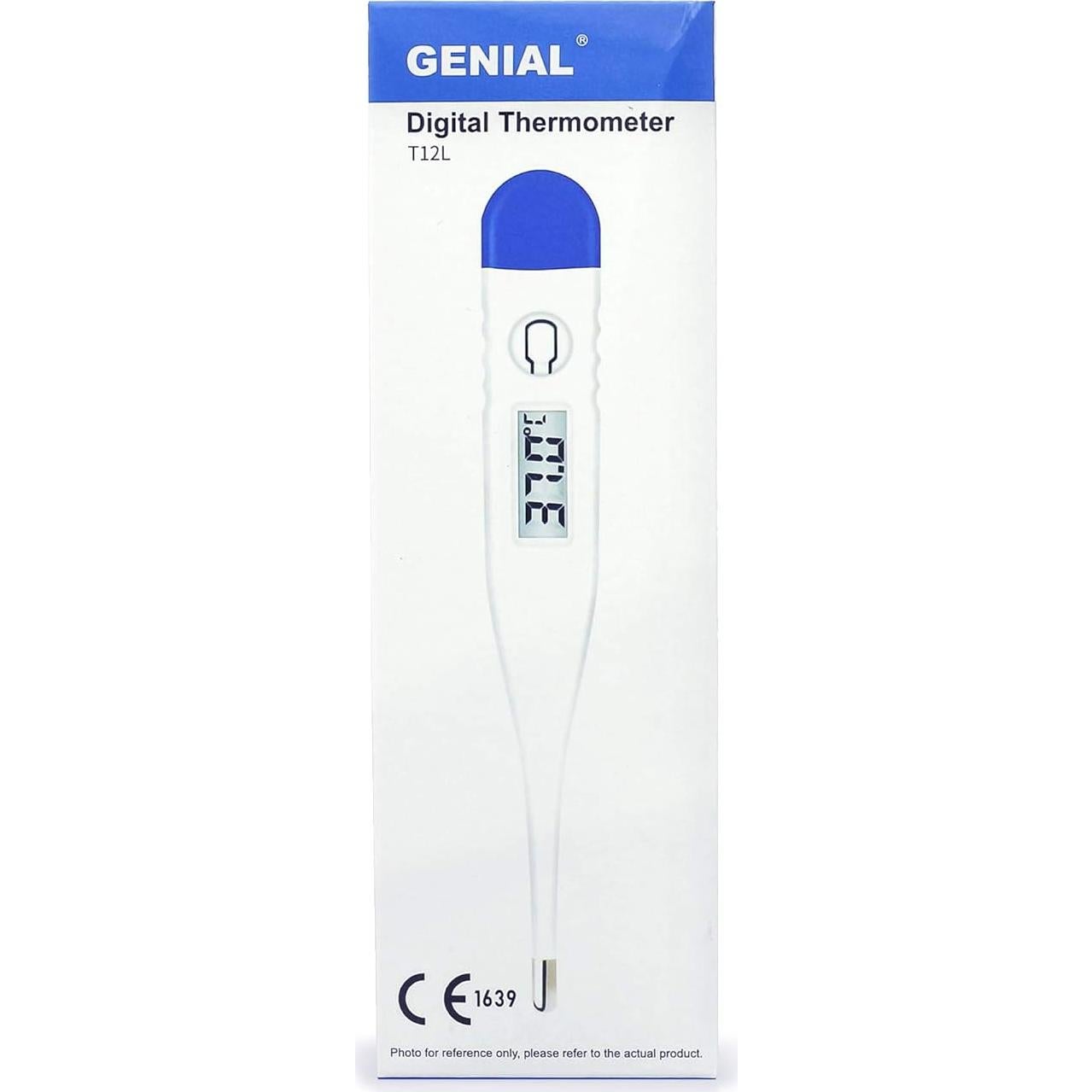 Termómetro Digital Oral Impermeable T12L - Lectura Rápida