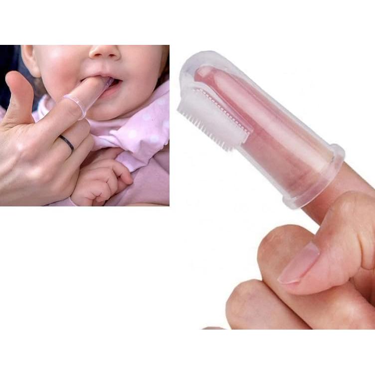 4 Piezas Cepillo de Dedo Infantil Silicona AmeriCan Goods