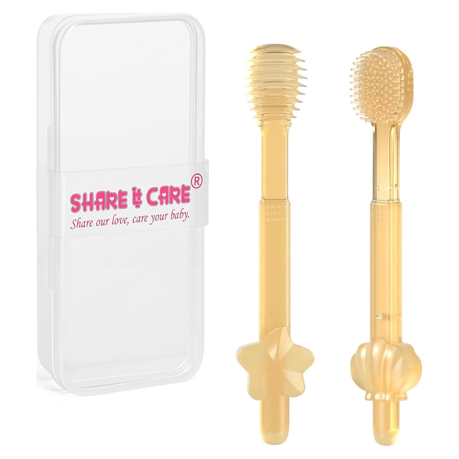 Cepillo de Dientes y Limpiador de Lengua Share&Care para Bebés