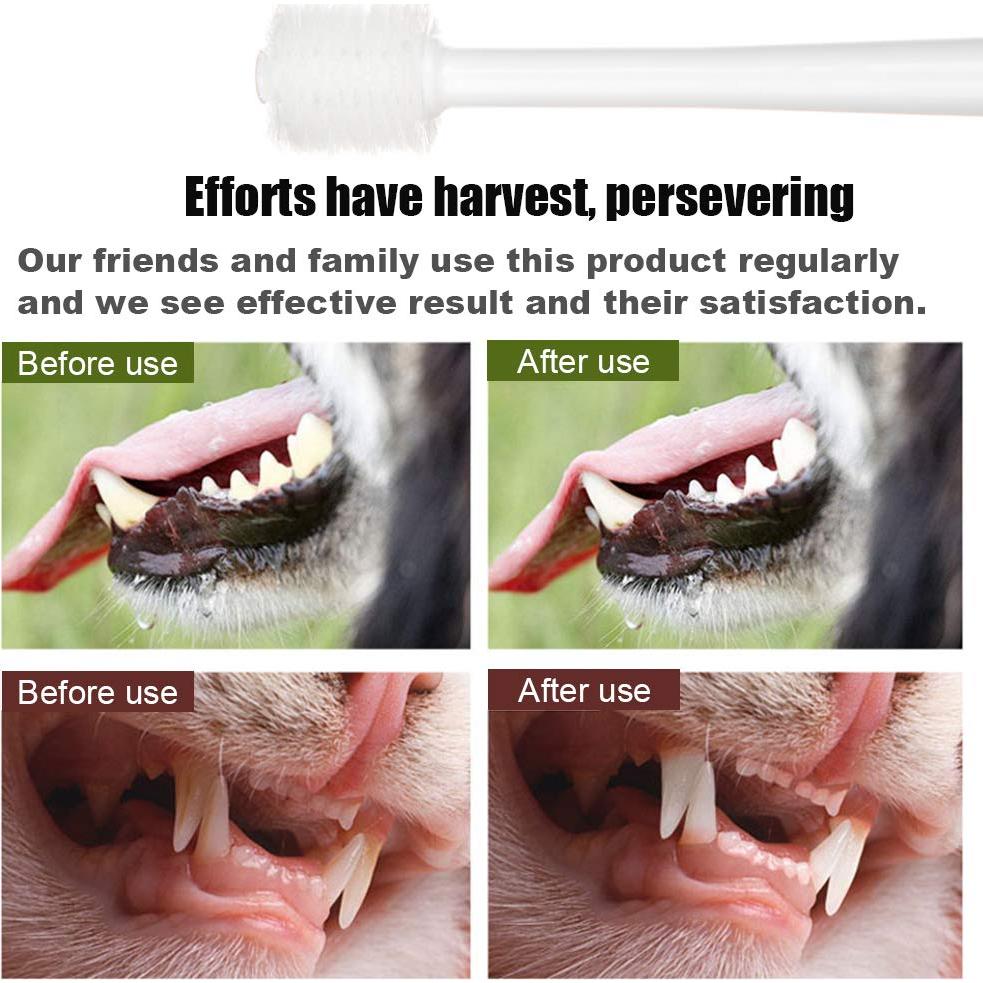 Cepillo de Dientes Suave 360° FinYii para Perros Pequeños