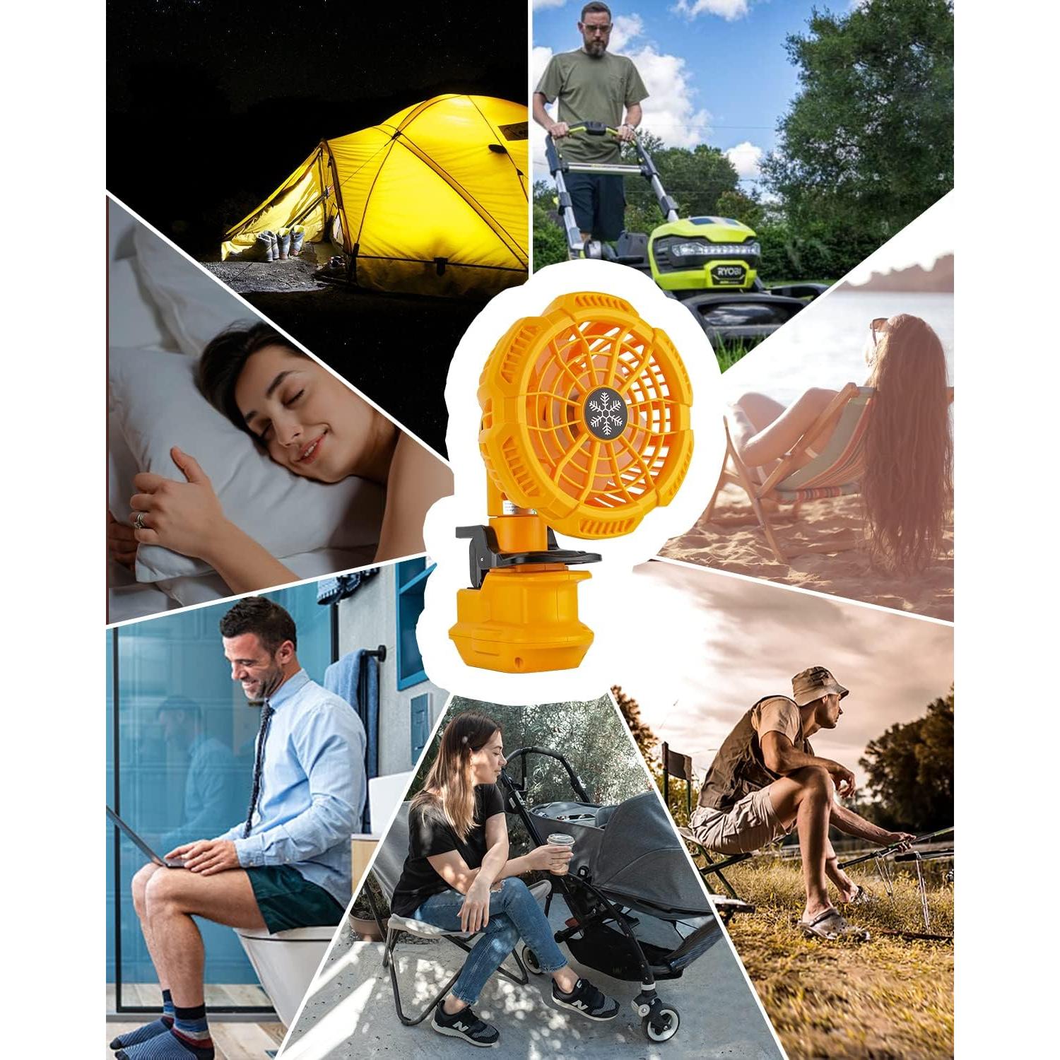 Ventilador Portátil Clip Taingwei DW-FC109 20V Inalámbrico