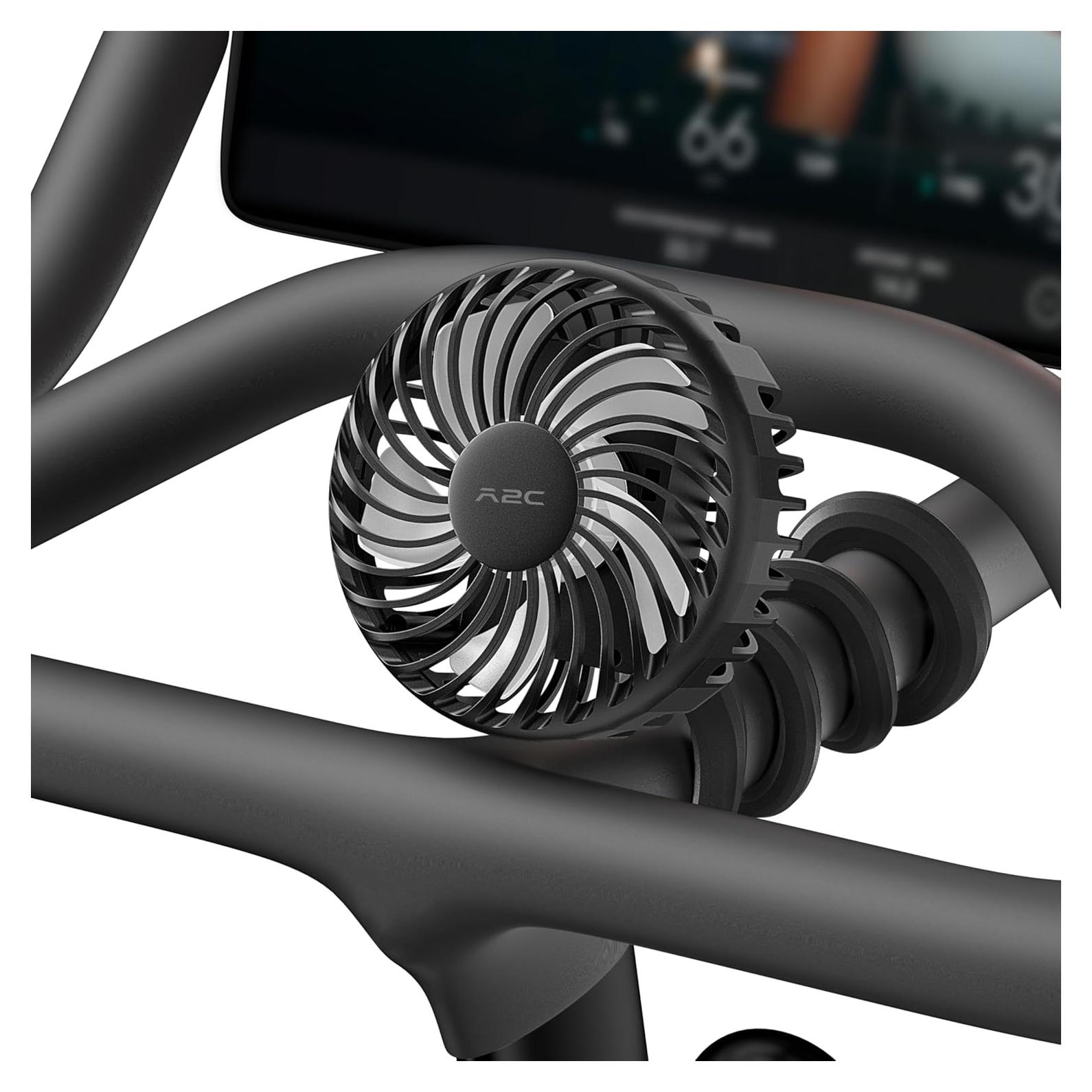Ventilador A2C para Bicicleta Peloton 4.7" Recargable 4000mAh