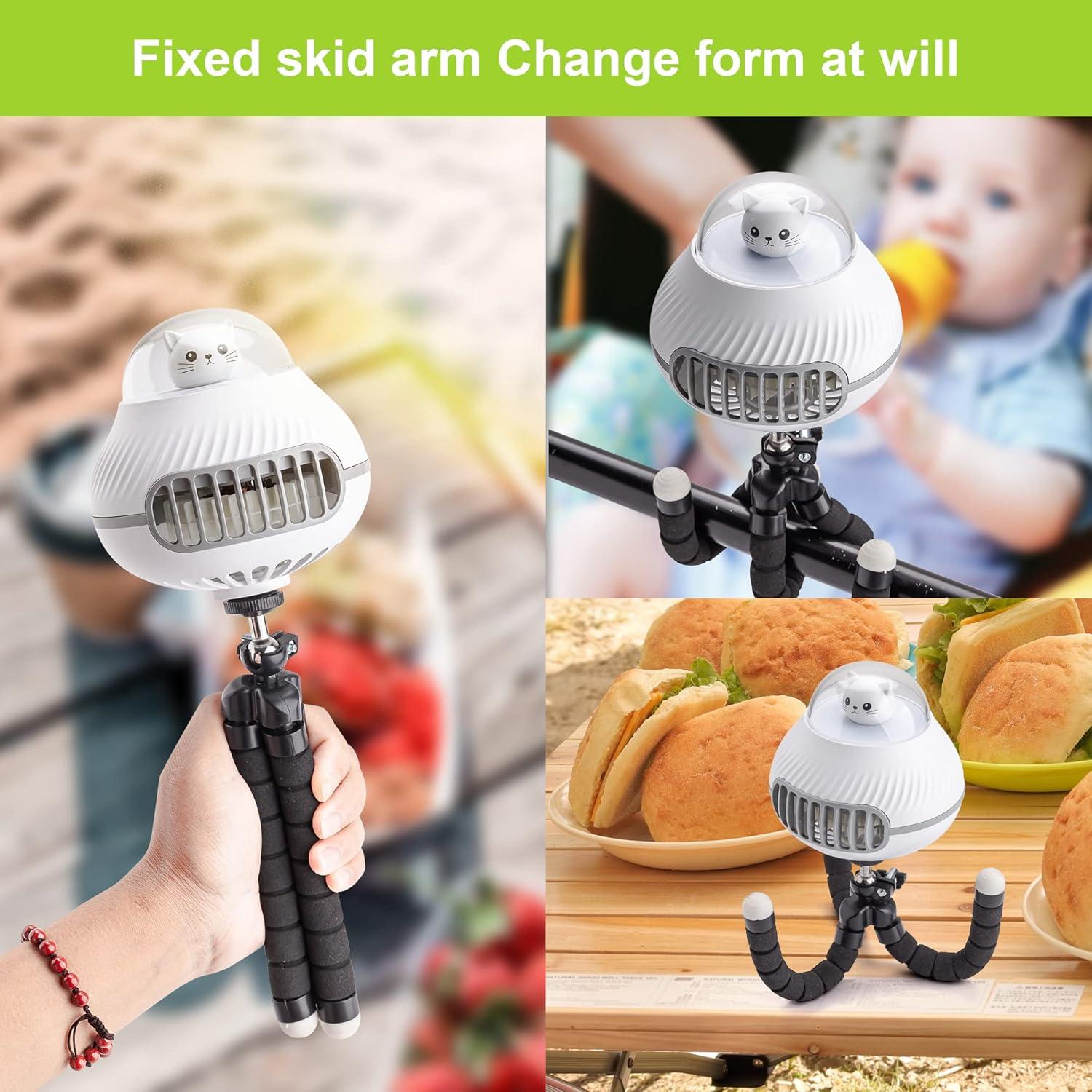 Ventilador Portátil para Cochecito Stanlips 2000mAh Silencioso