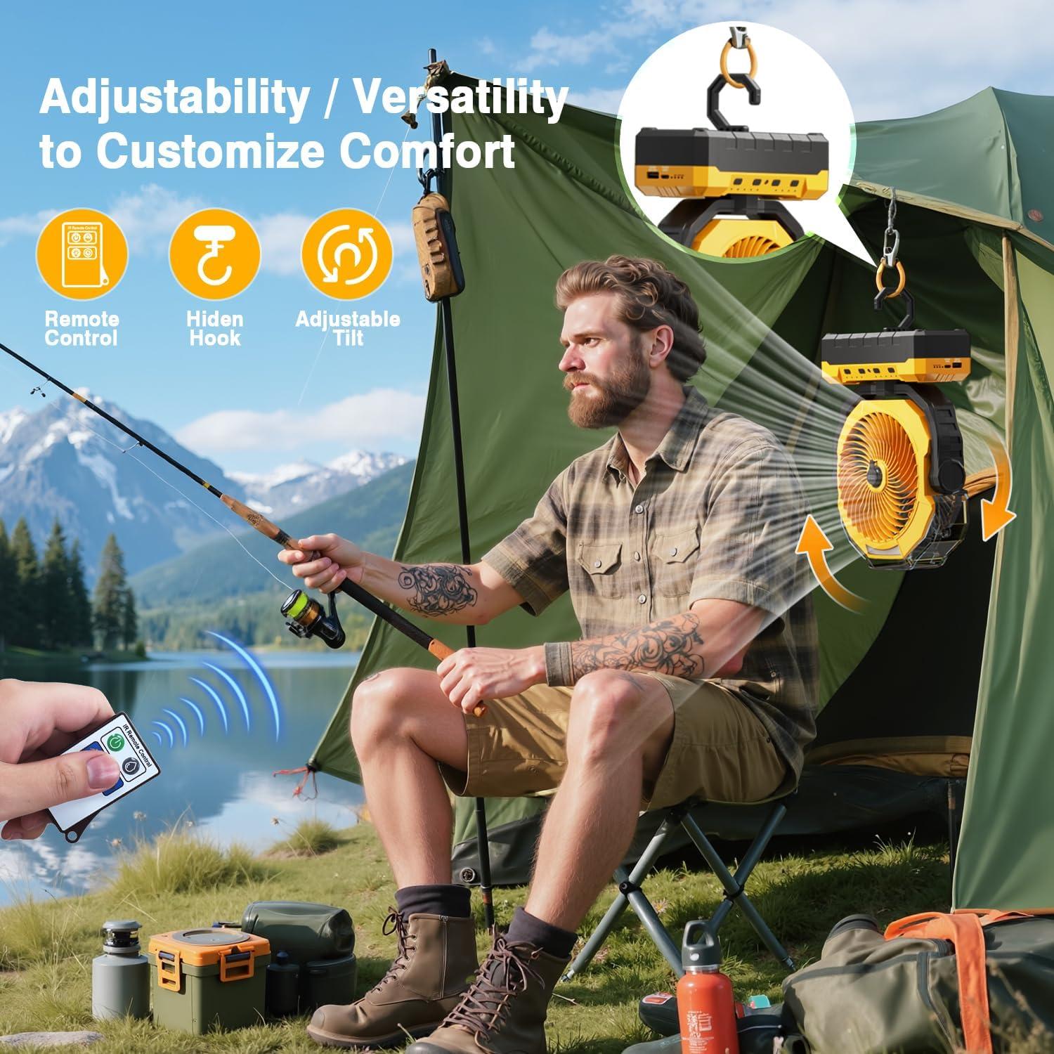 Ventilador Portátil de Nebulización ZEQON 460ml Amarillo