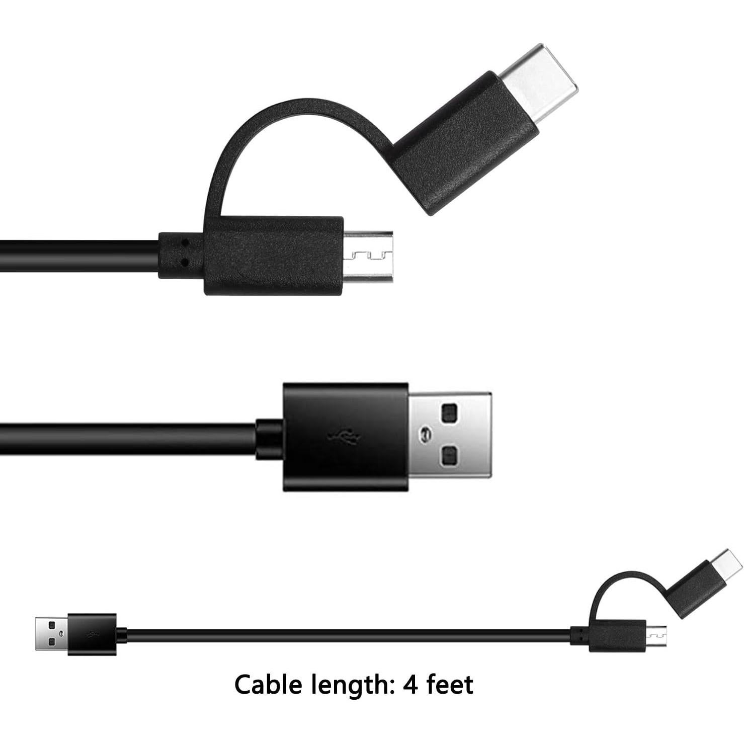 Cable de Carga USB 2.0 para Mini Ventilador SkyGenius/Aluan 1.2m
