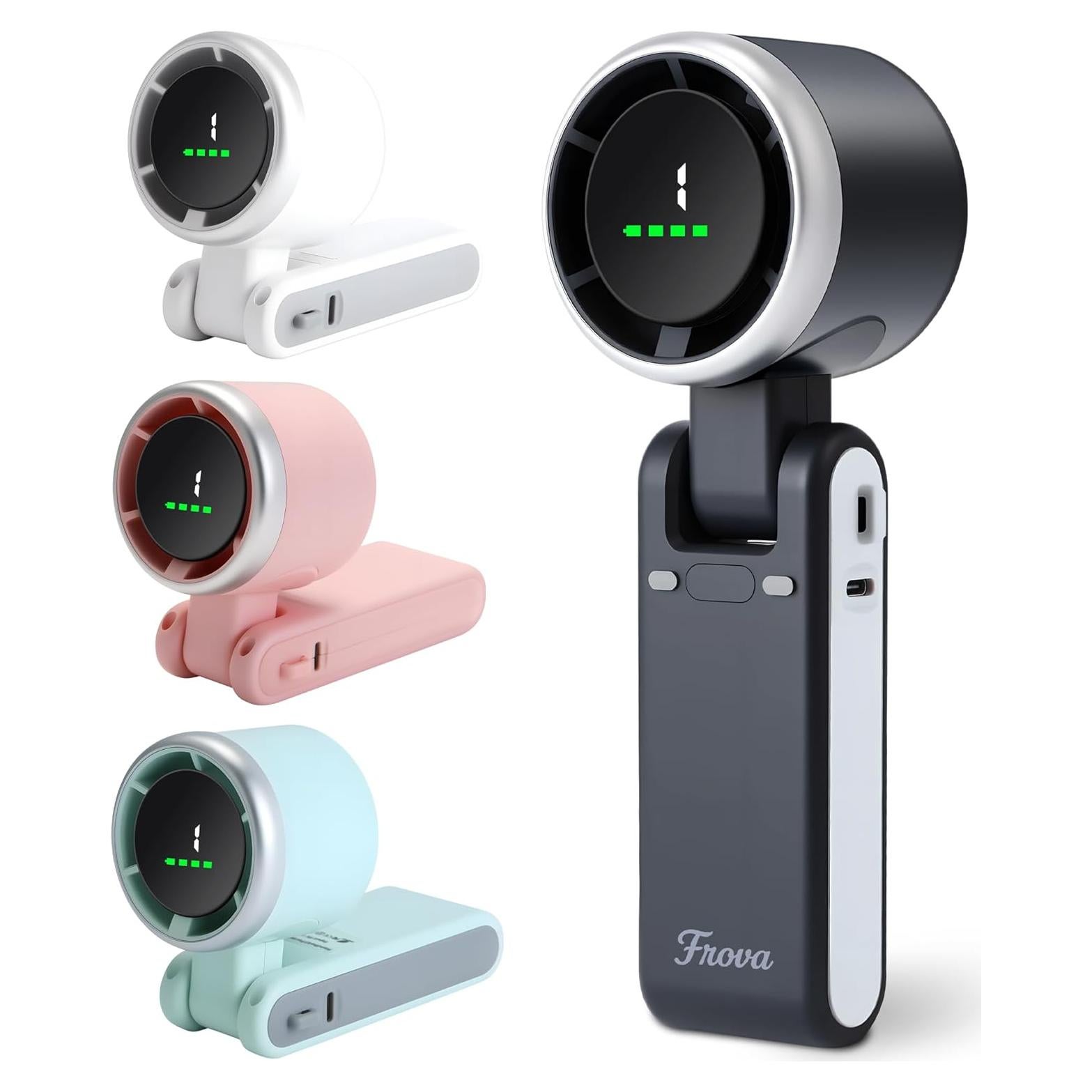 Ventilador Portátil FROVA FAW - 5200 mAh, 5 Velocidades Silenciosas