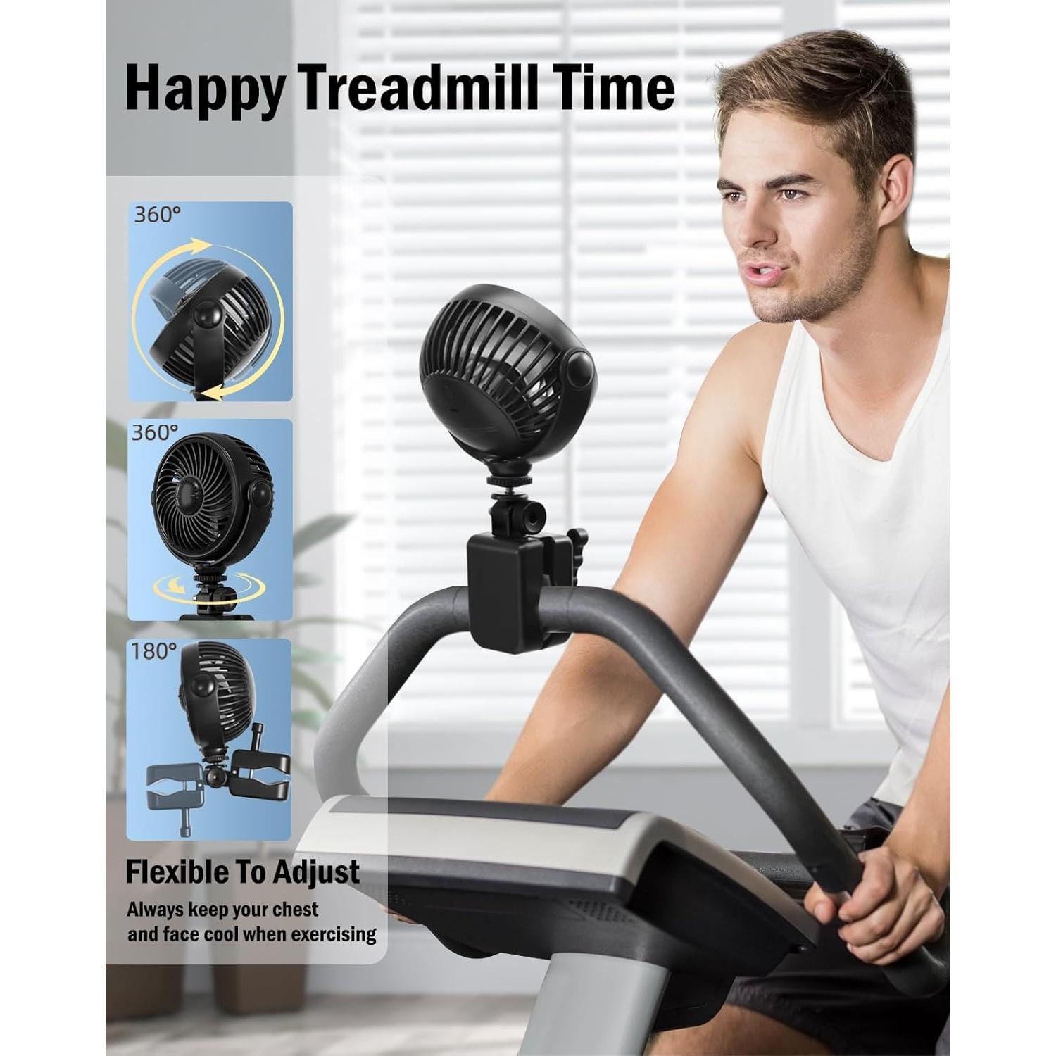 Ventilador de Clip Portátil xuenair KF-04 Recargable 2000mAh