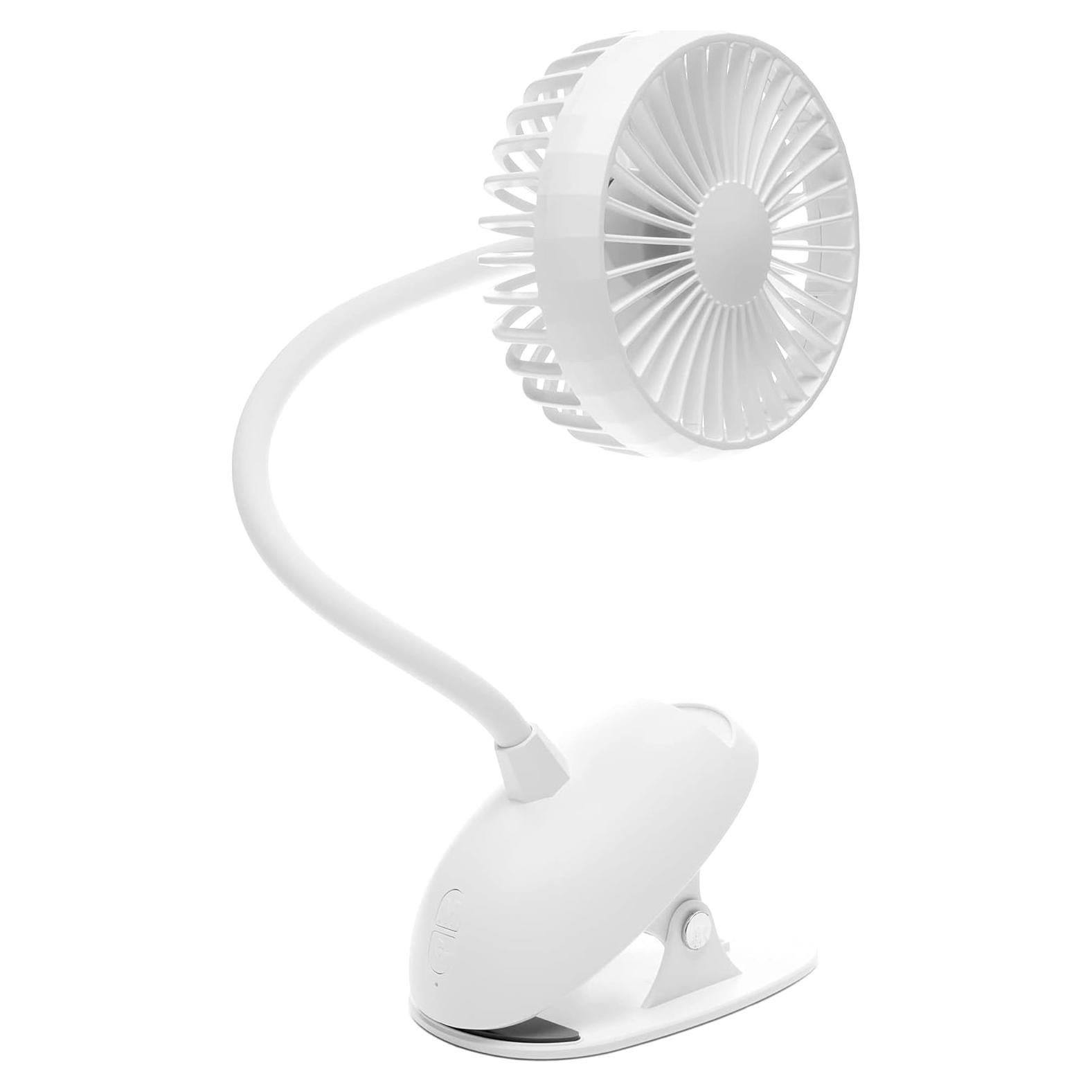 Ventilador de Clip Recargable O2COOL 10.16 cm 3 Velocidades